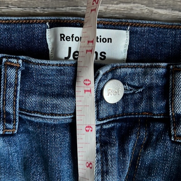 Reformation Harper High Rise Skinny Jeans Destin Wash - Picture 7 of 11